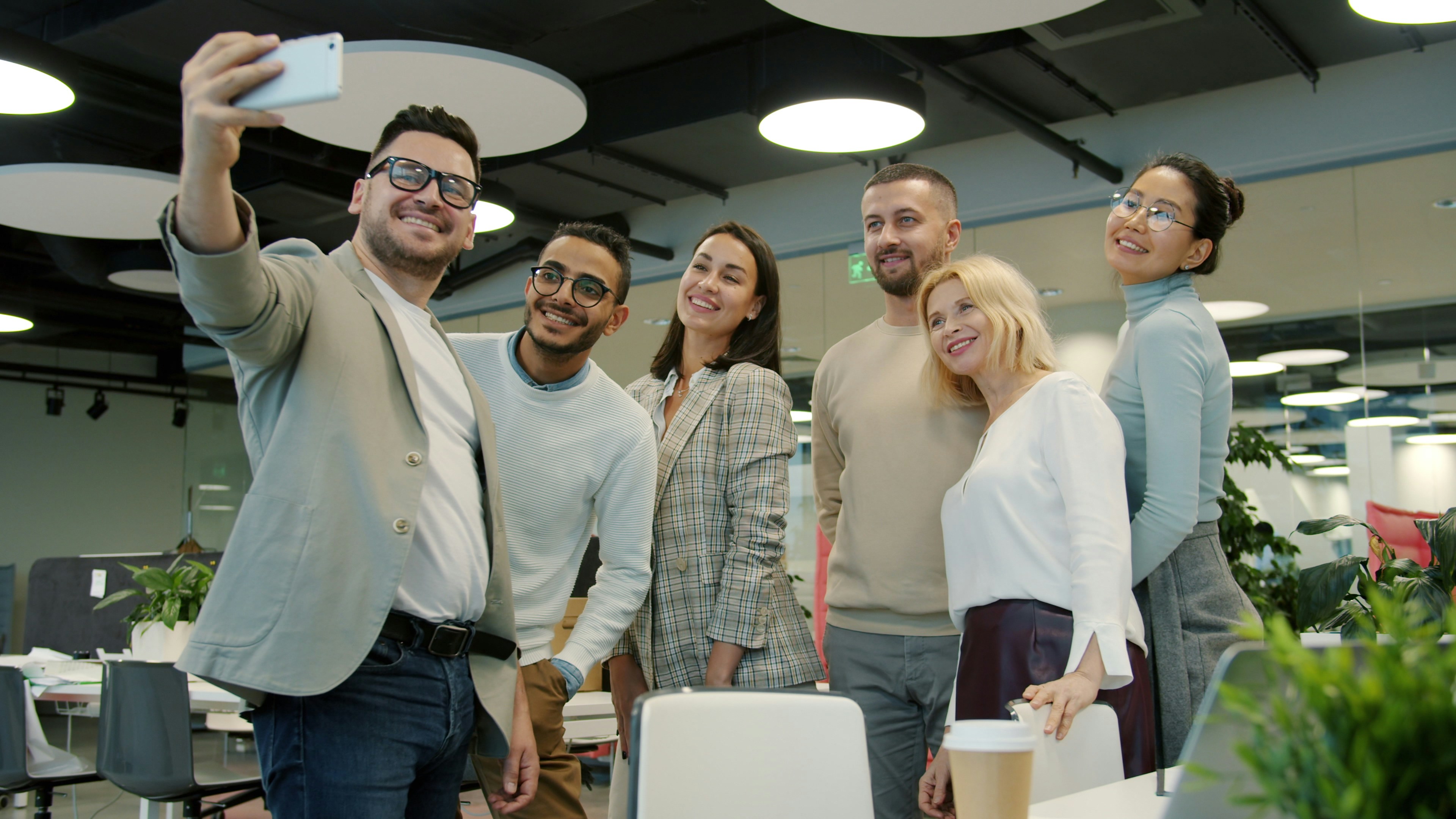 Change Management Prozess Team am Bild machen